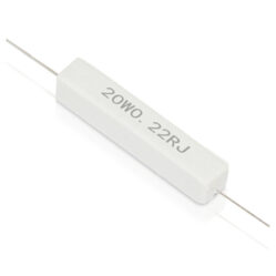 Alternative view of 20W Ceramic Cement Resistor 0.1Ohm Horizontal Resistor