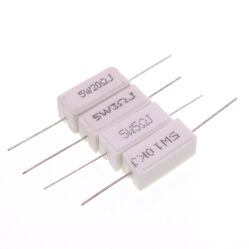 Alternative view of 5W Ceramic Cement Resistor 0.1 Ohm 10KJ Horizontal Resistor