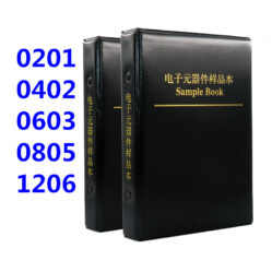 SMD Capacitor Component Sample Book 0201 0402 0603 0805 1206