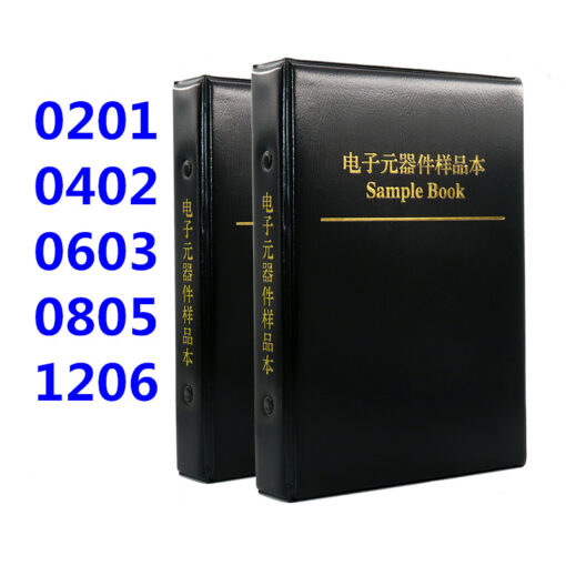 SMD Capacitor Component Sample Book 0201 0402 0603 0805 1206